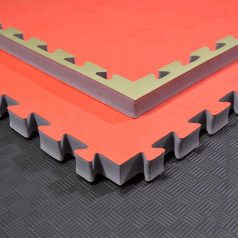 Judo Tatami, 1m*1m*4cm, Phoenix, zöld-piros