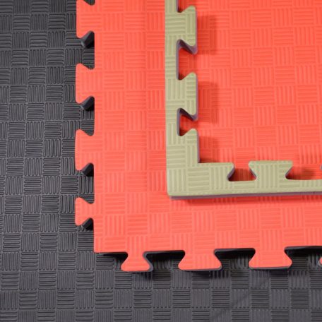 Judo Tatami, 1m*1m*4cm, Phoenix, zöld-piros